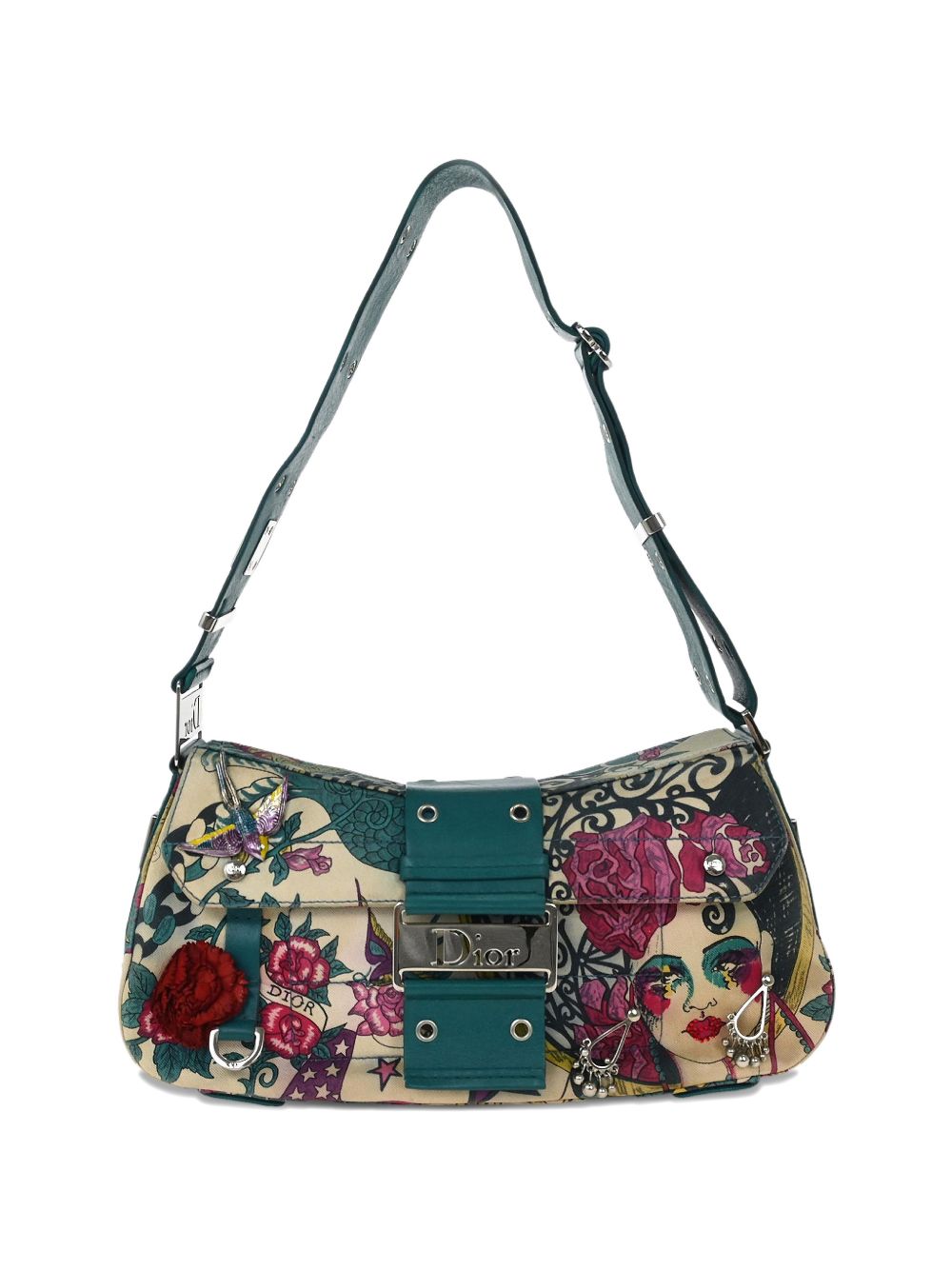 2004 Columbus floral-print tote bag