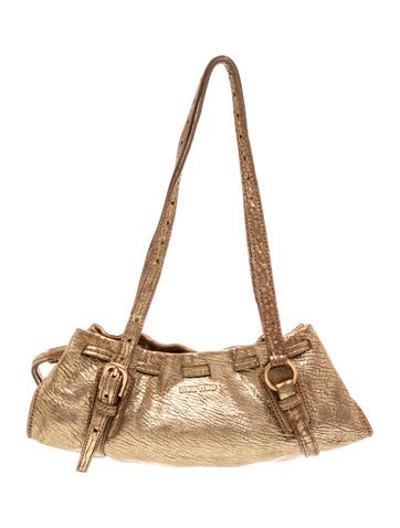 Miu Miu Leather Shoulder Bag Vintage