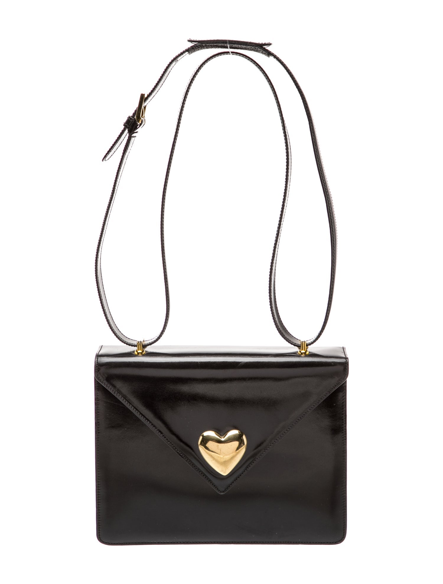 Moschino Patent Leather Crossbody Bag