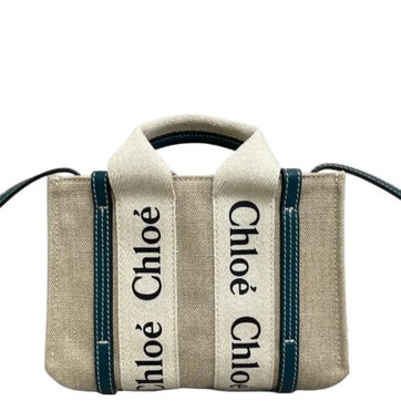 Canvas Woody Ribbon Tote Mini