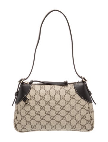 GG Supreme GG Emblem Small Shoulder Bag,