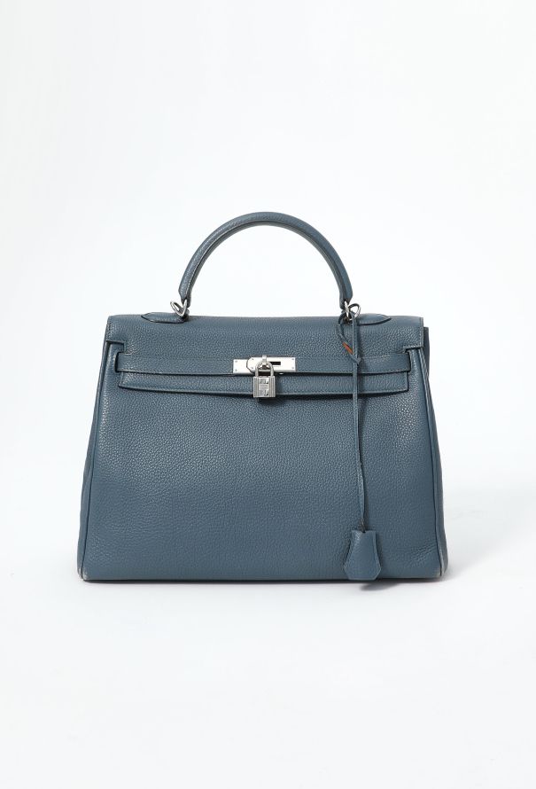Hermes Blue Clémence Kelly Retourné 35