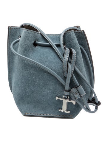 Suede Bucket Bag w/ Tags