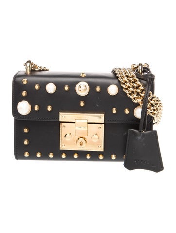 Faux Pearl Padlock Small