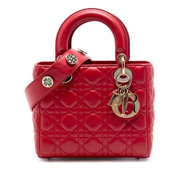 Small Lambskin Cannage MyABCDior Lady Dior