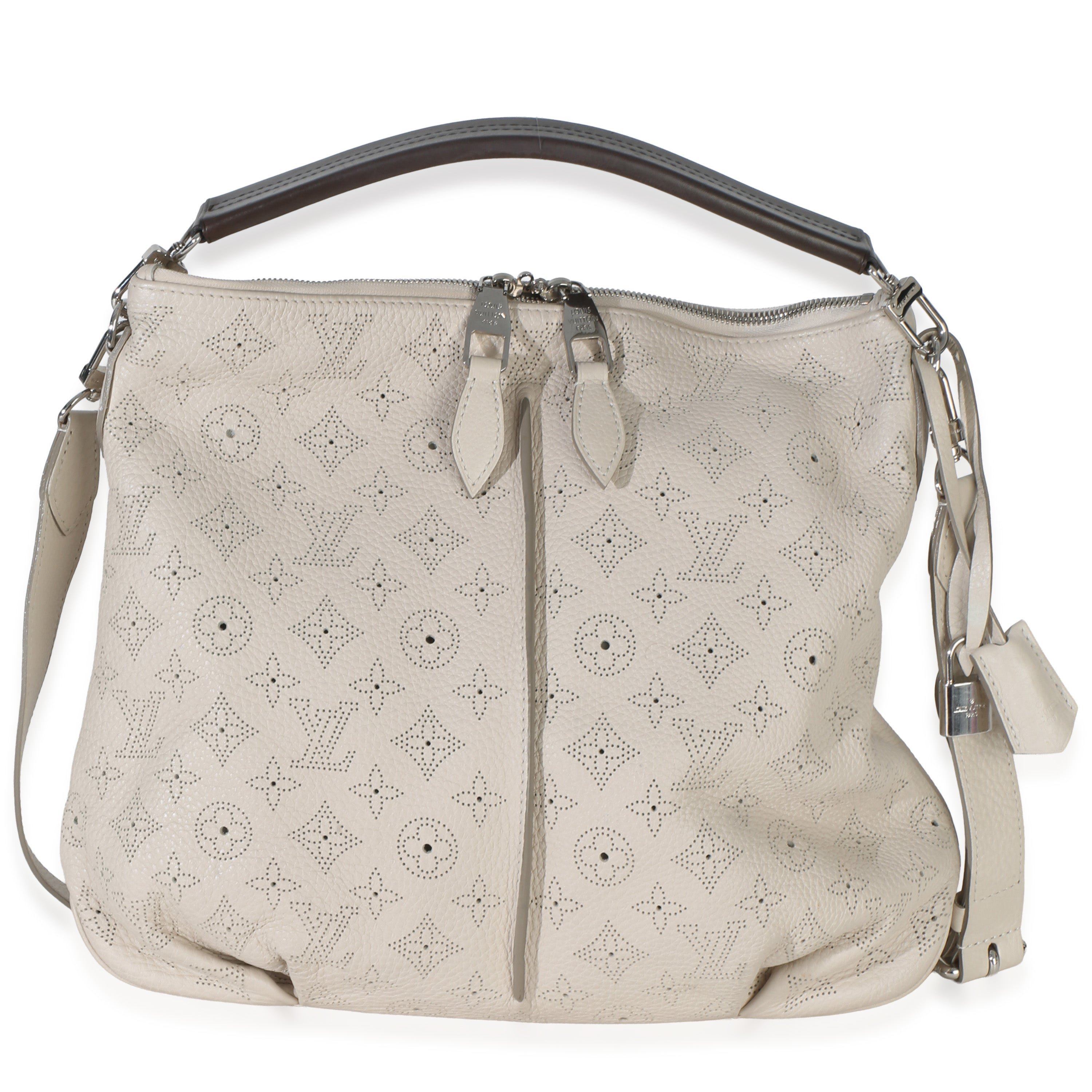 Cream Monogram Selene Hobo PM