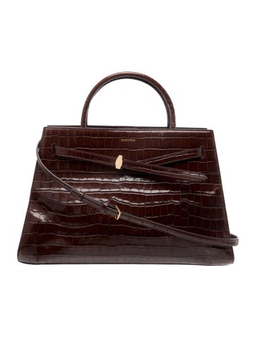 Embossed Leather Shoulder Bag