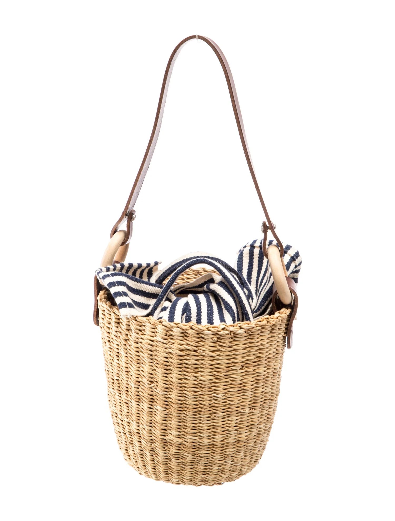 Muun Straw Bucket Bag