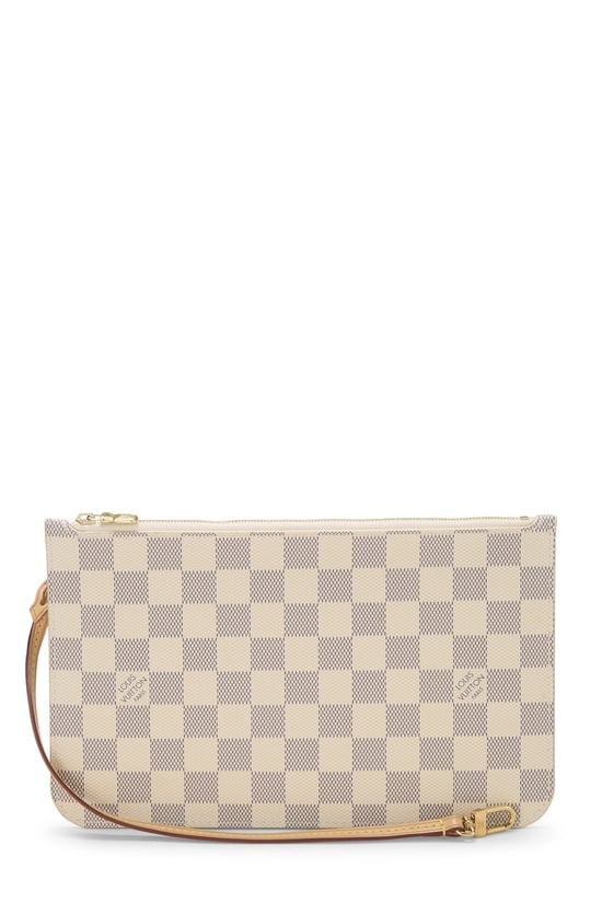 Louis Vuitton Damier Azur Neverfull Pouch GM NM