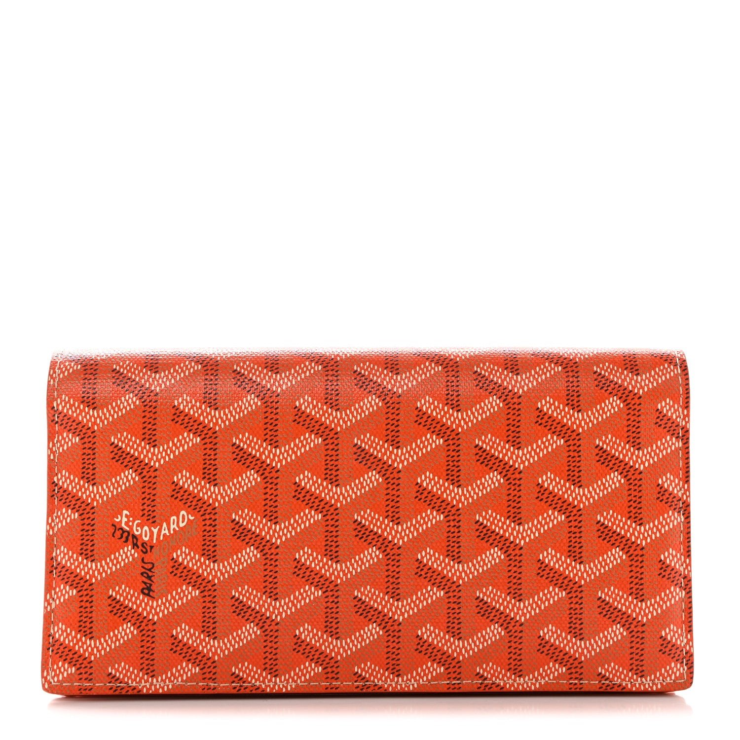 Goyard Goyardine Richelieu Wallet Orange
