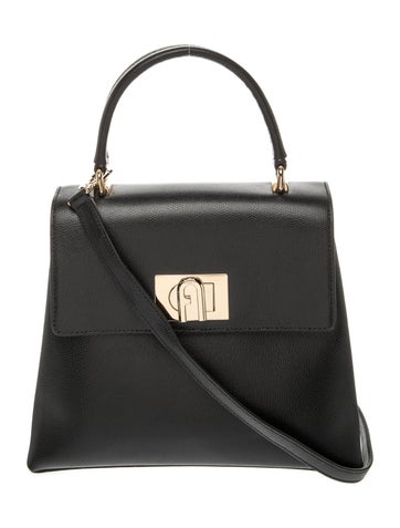 Leather Top Handle Bag