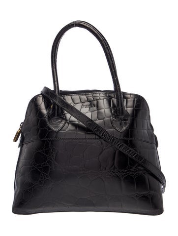 Leather Top Handle Bag
