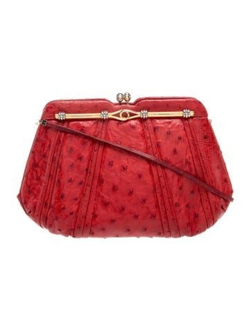 Judith Leiber Leather Clutch