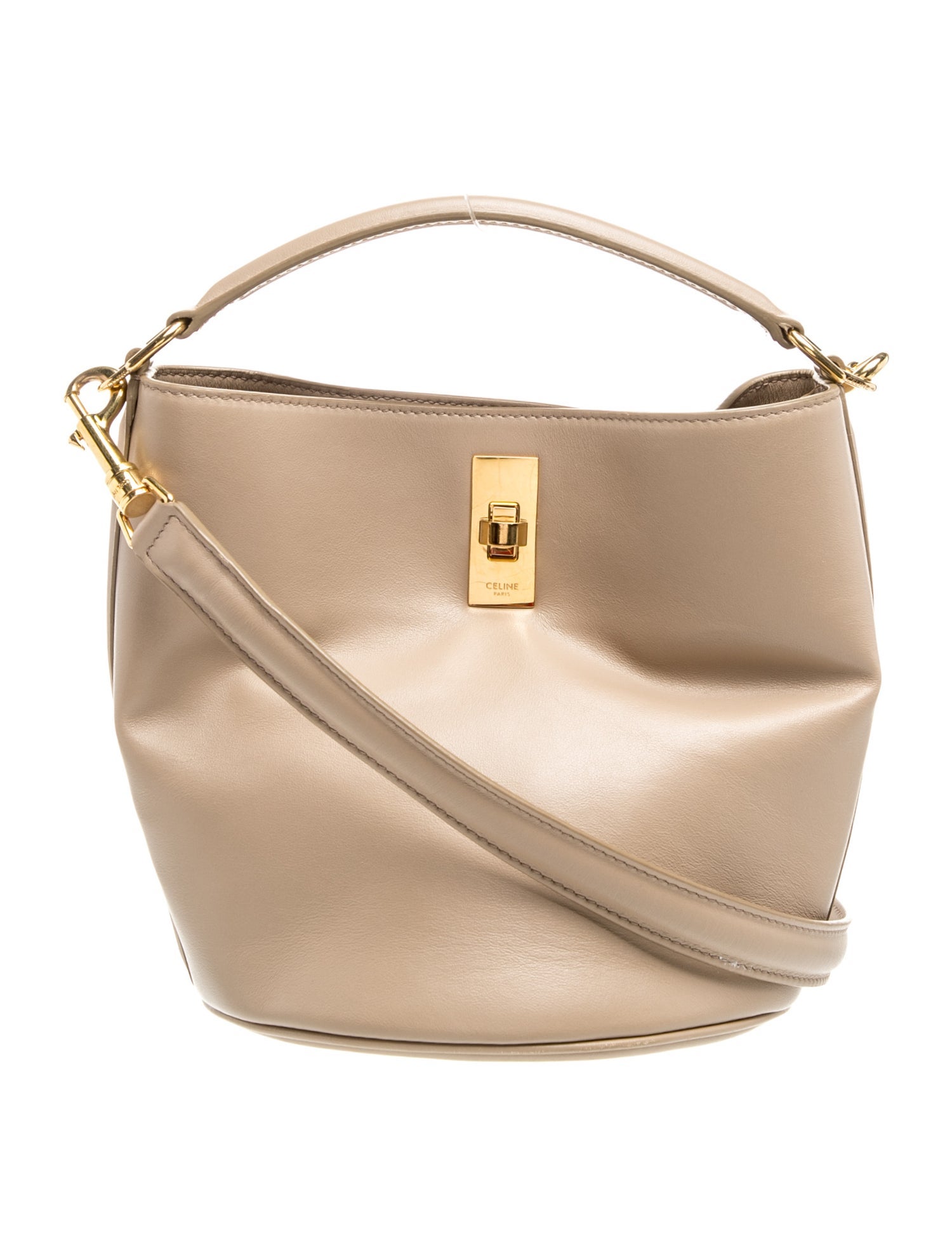 Leather Teen Bucket 16 Bag