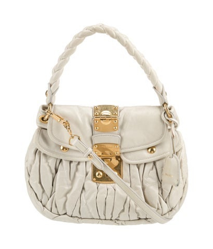 Miu Miu Miu Leather Shoulder Bag