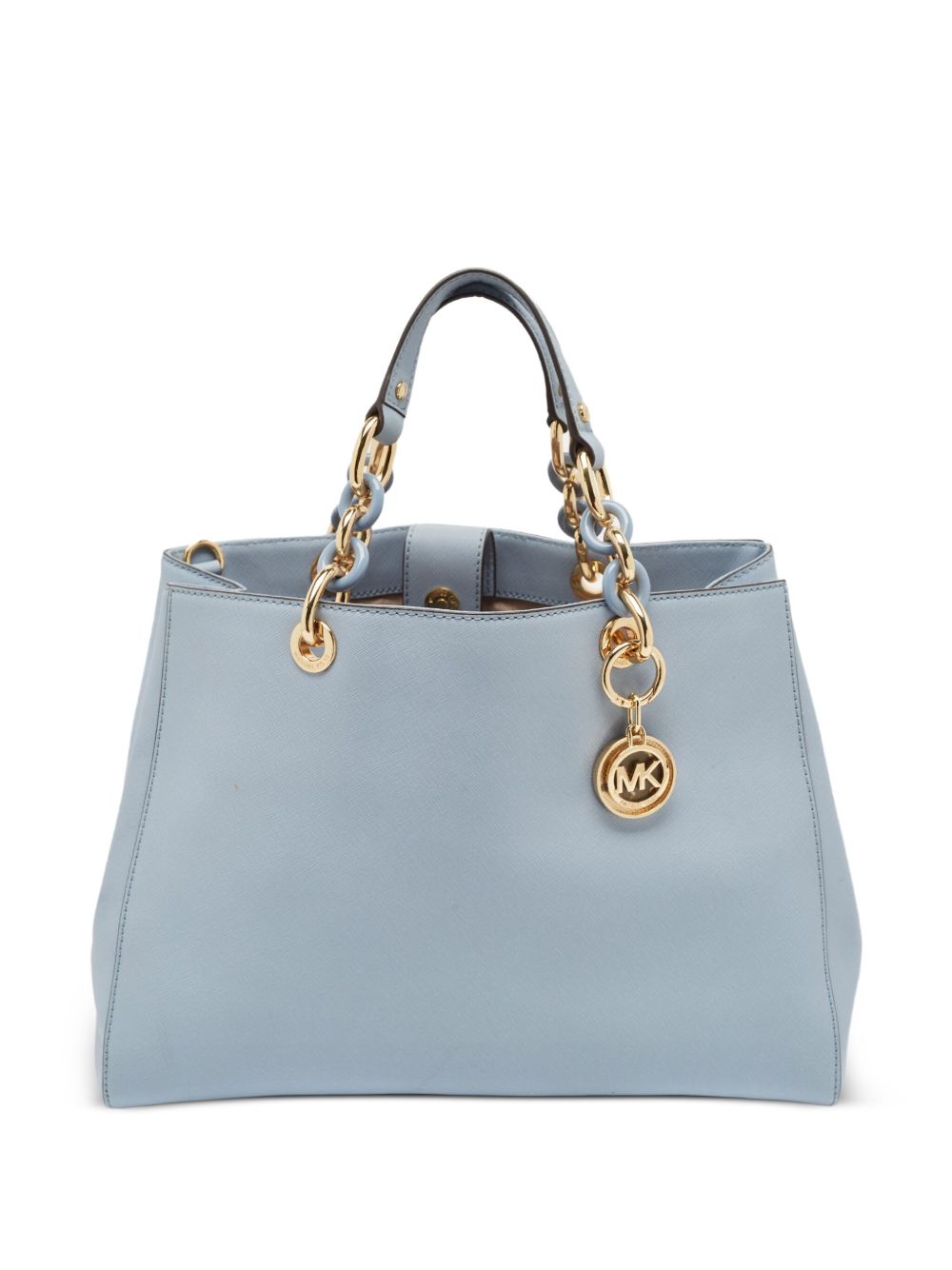 pre-owned Cynthia leather tote bag