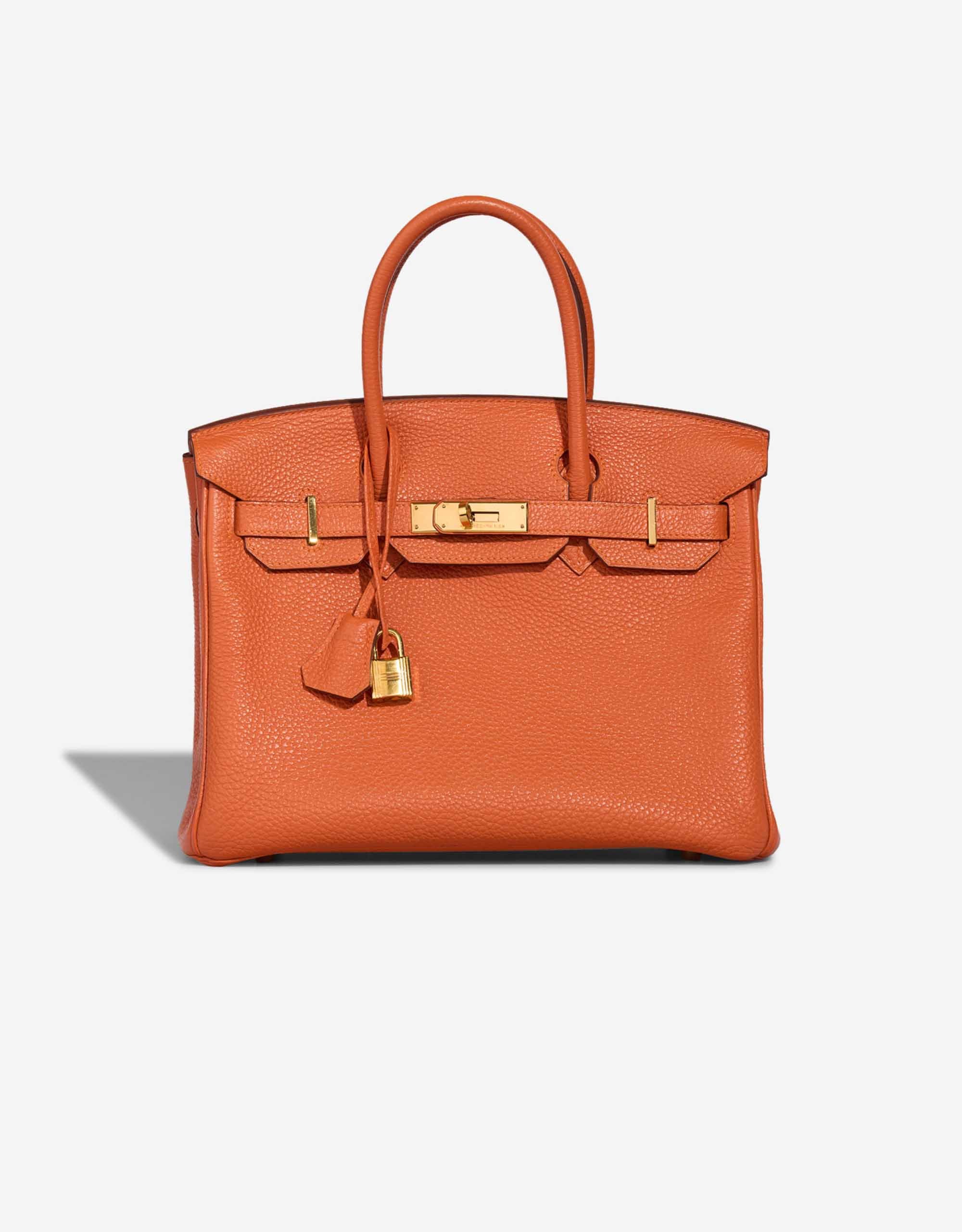 Hermes 
		Birkin 30 Togo Orange    