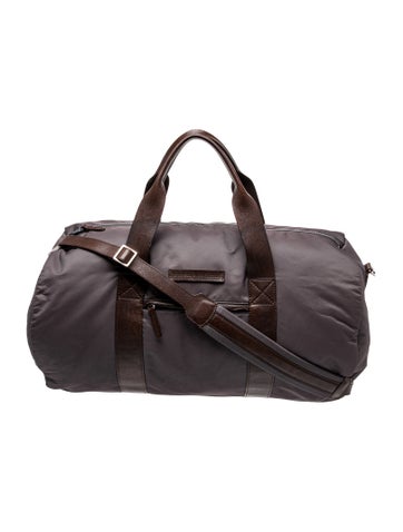 Brunello Cucinelli Nylon Weekender Bag