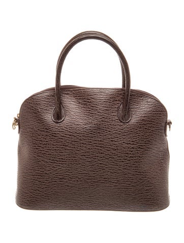 Leather Top Handle Bag Vintage