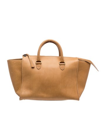 Leather Top Handle Bag