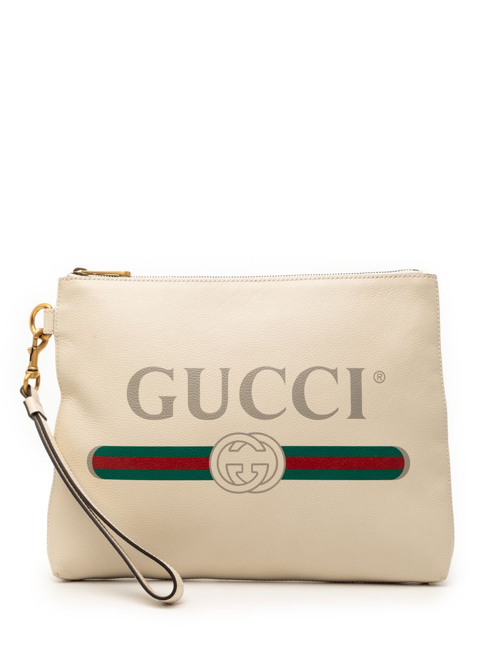 2000-2015 Leather Logo clutch bag