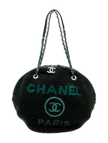 Shearling Deauville Round Bag