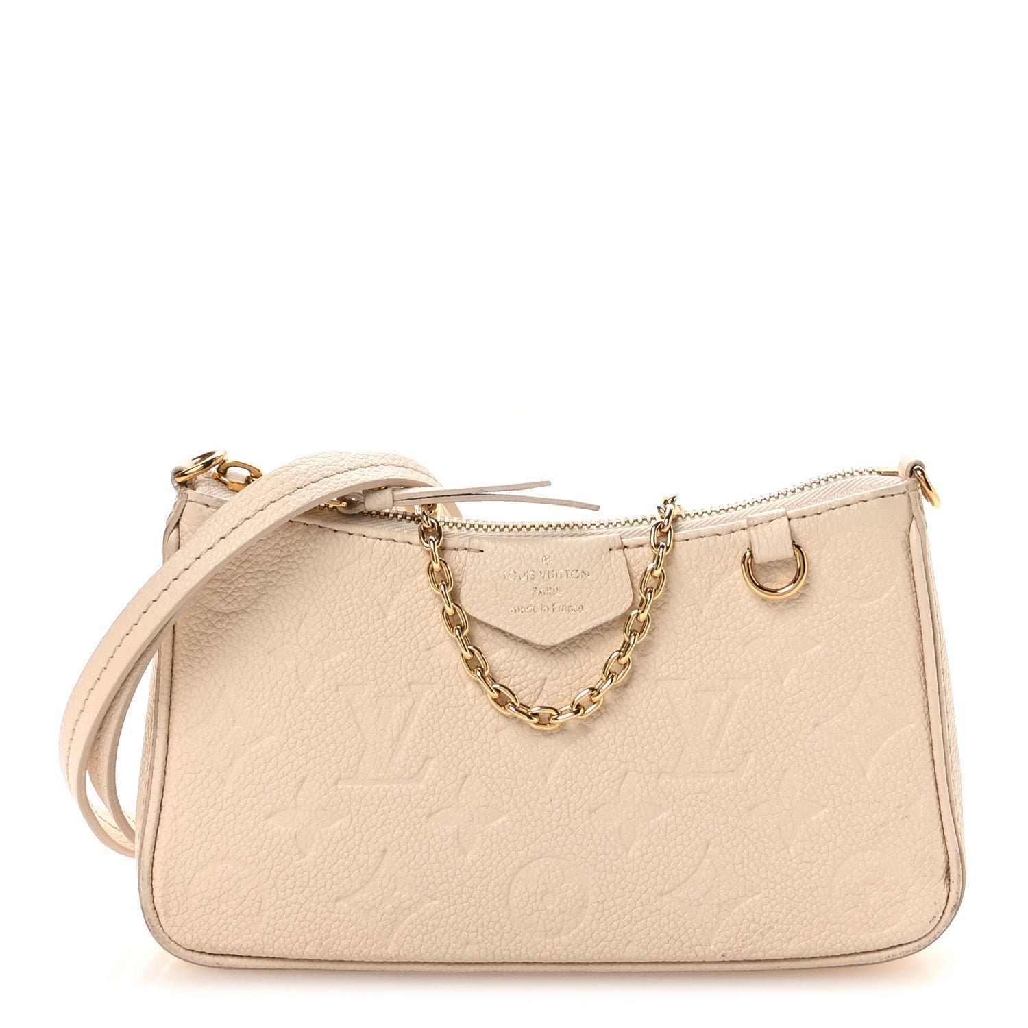Louis Vuitton Empreinte Easy Pouch On Strap Cream