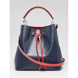 Louis Vuitton Indigo/Red Epi Leather NeoNoe MM Bag