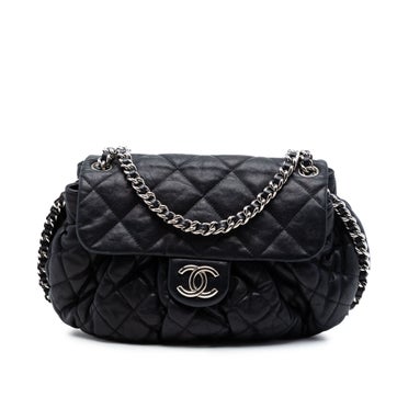 Lambskin CC Quilted Lambskin Chain Around Flap