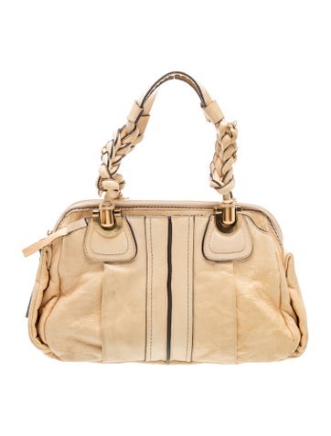 Leather Top Handle Bag