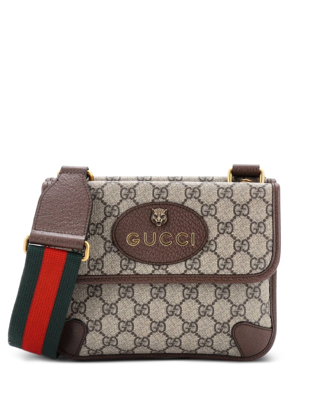 Neo Vintage Flap Messenger GG Coated Canvas Small crossbody bag