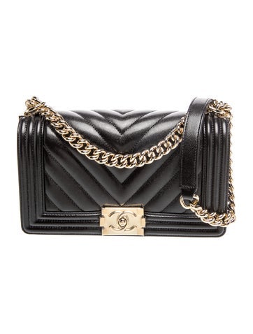 Medium Chevron Boy Bag