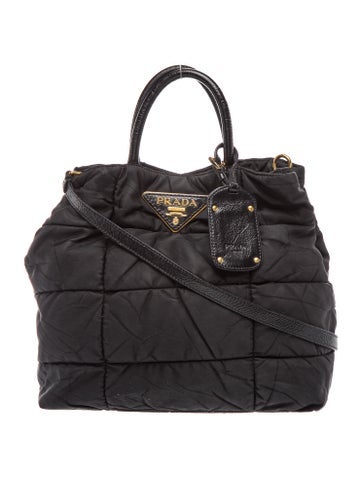Tessuto Nylon Quilted Nylon Bag