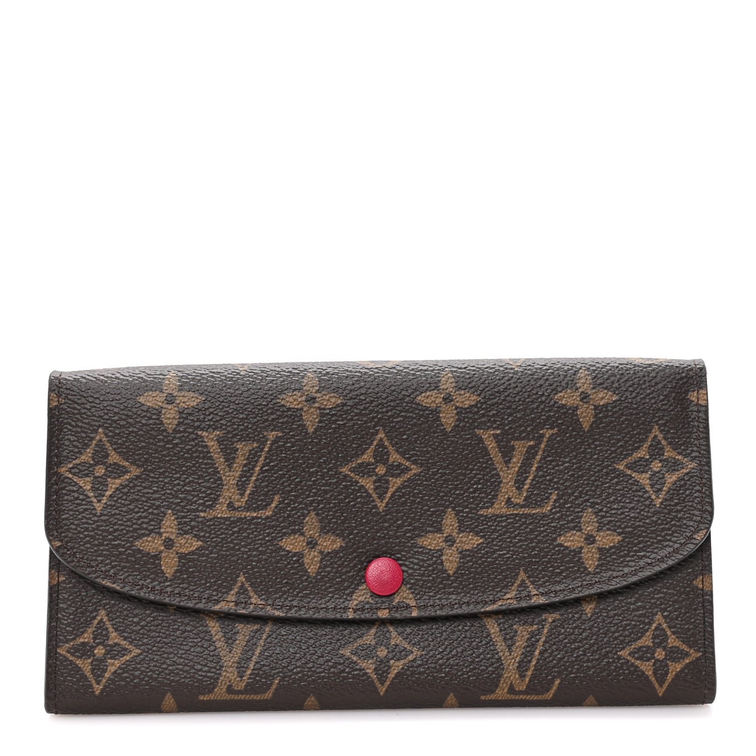 Louis Vuitton Monogram Emilie Wallet Fuchsia