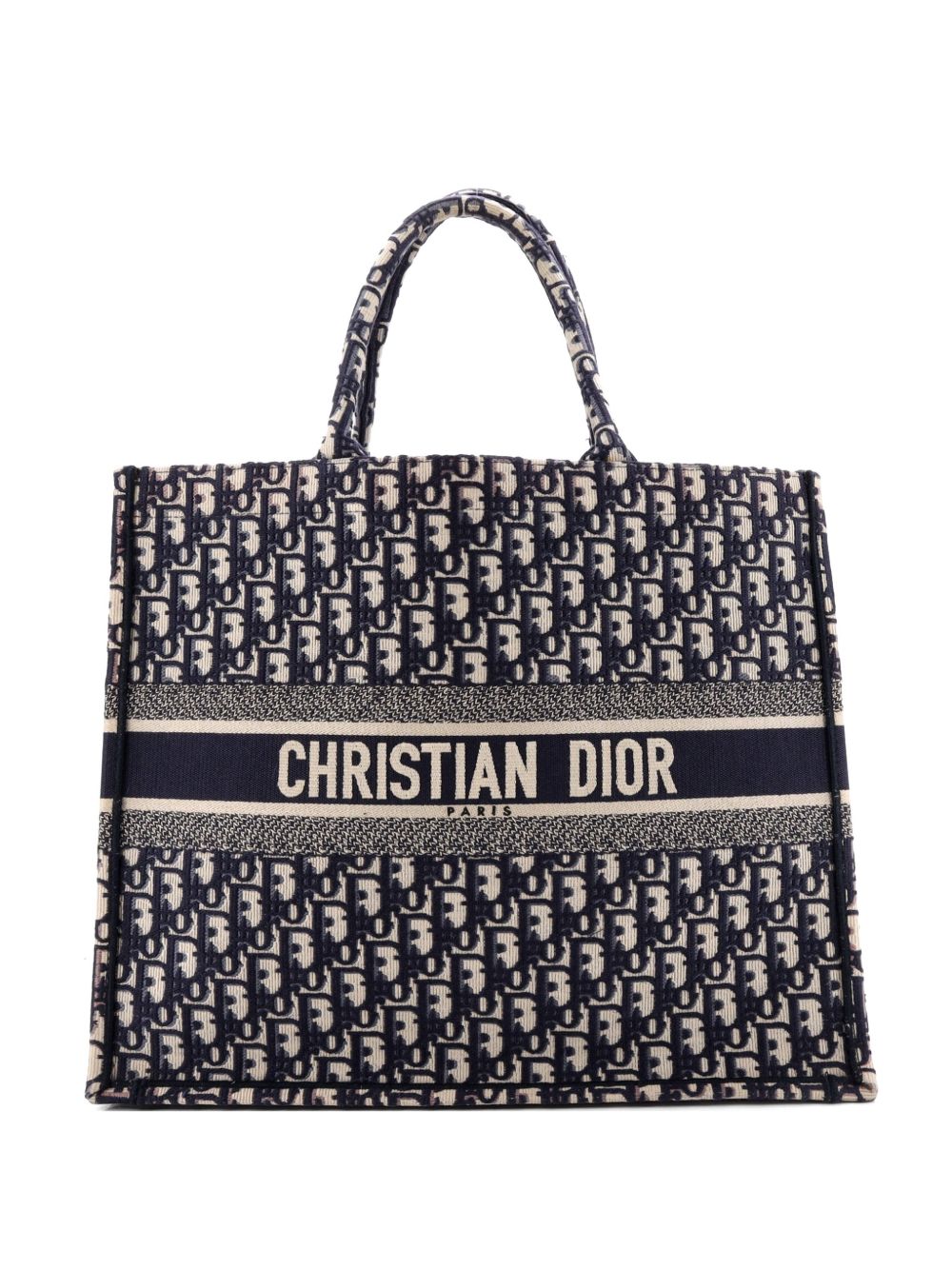 Book Oblique Canvas Large tote bag