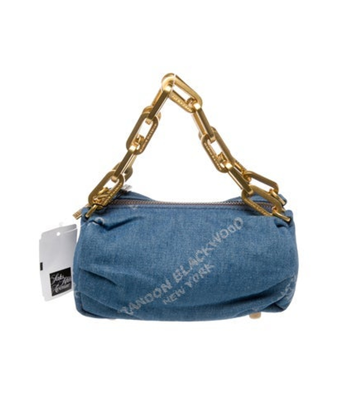 Brandon Blackwood Blackwood Denim Top Handle Bag W Tags