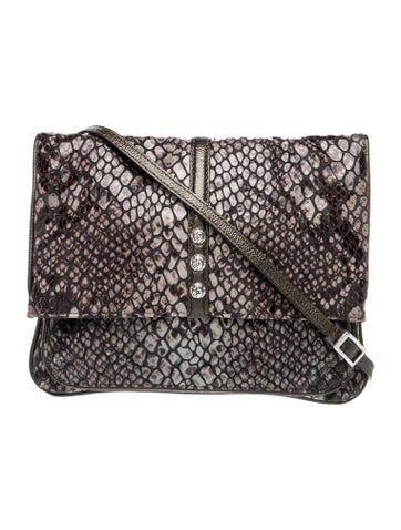 Patent Leather Messenger Bag
