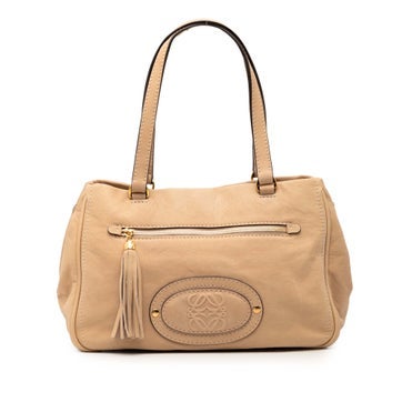 Nubuck Anagram Madrid Fringe Shoulder Bag