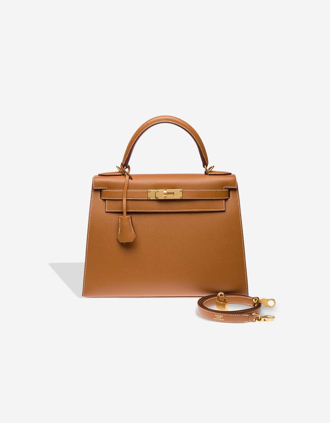 Hermes 
		Kelly 28 Epsom Gold    