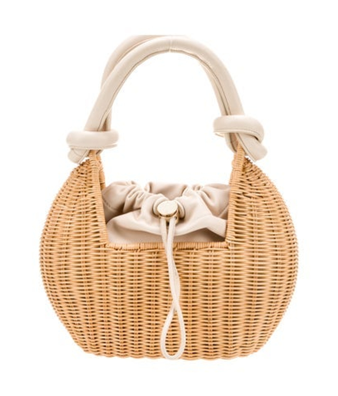 Cult Gaia Gaia Rattan Shoulder Bag