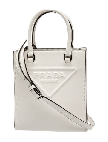 Enameled Metal Triangle Top Handle Bag