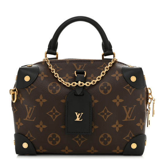 Louis Vuitton Monogram Petite Malle Souple Black