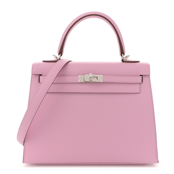 Hermes Epsom Kelly Sellier 25 Mauve Sylvestre
