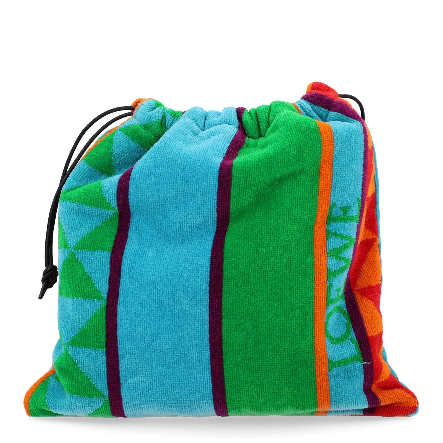 Loewe Loewe X PAULA'S IBIZA Terry Cloth Drawstring Pouch Multicolor