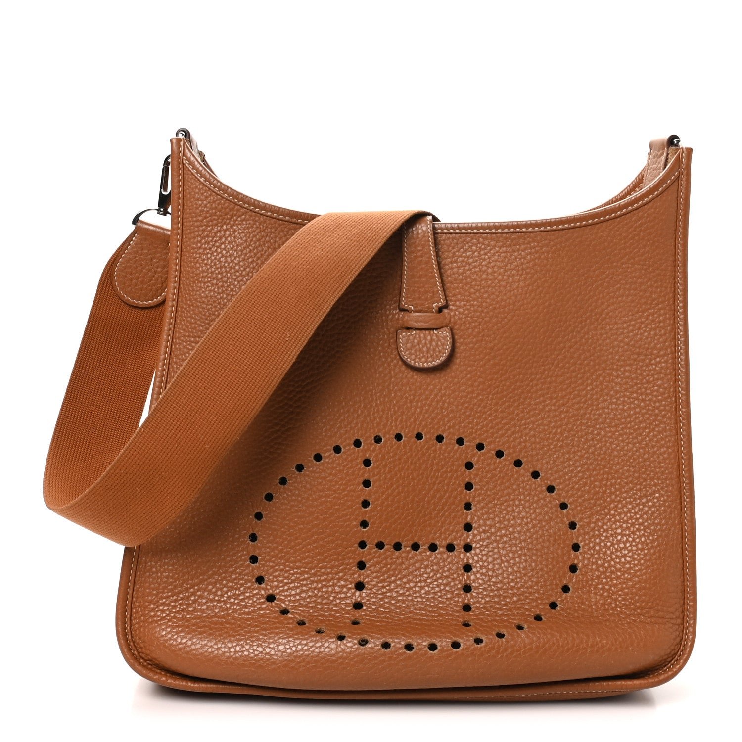 Hermes Taurillon Clemence Evelyne GM Gold