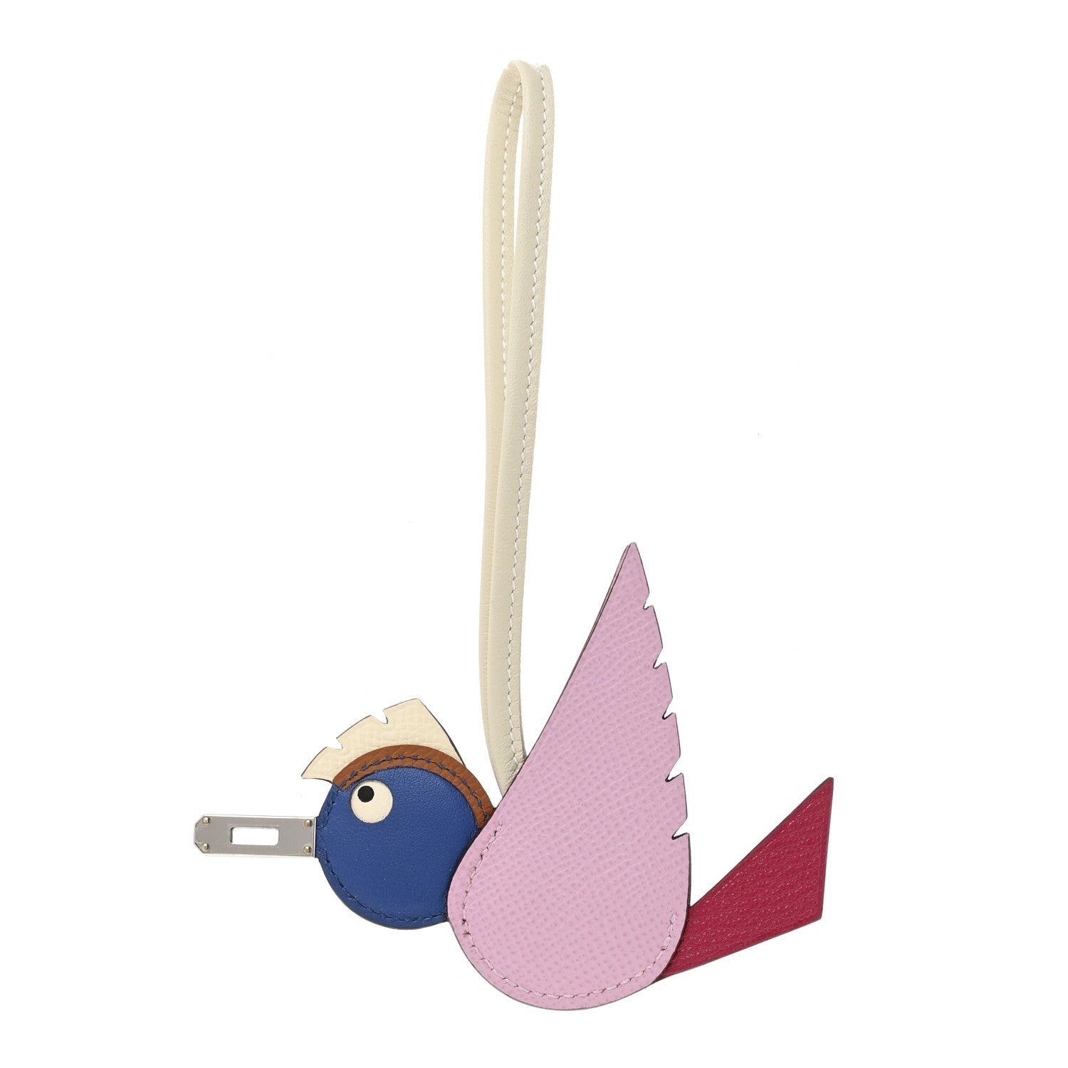 Hermes Epsom Swift Chevre Mysore Birdy Bag Charm Mauve Sylvestre Framboise Bleu Gold Nata Craie