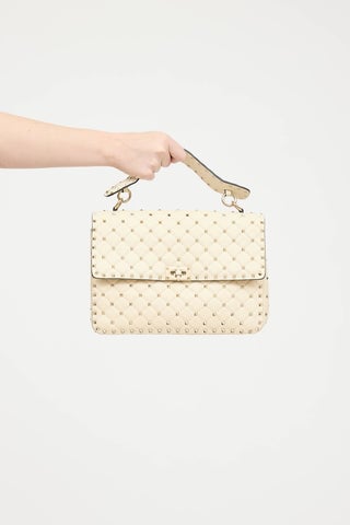 Leather Rockstud Spike Bag