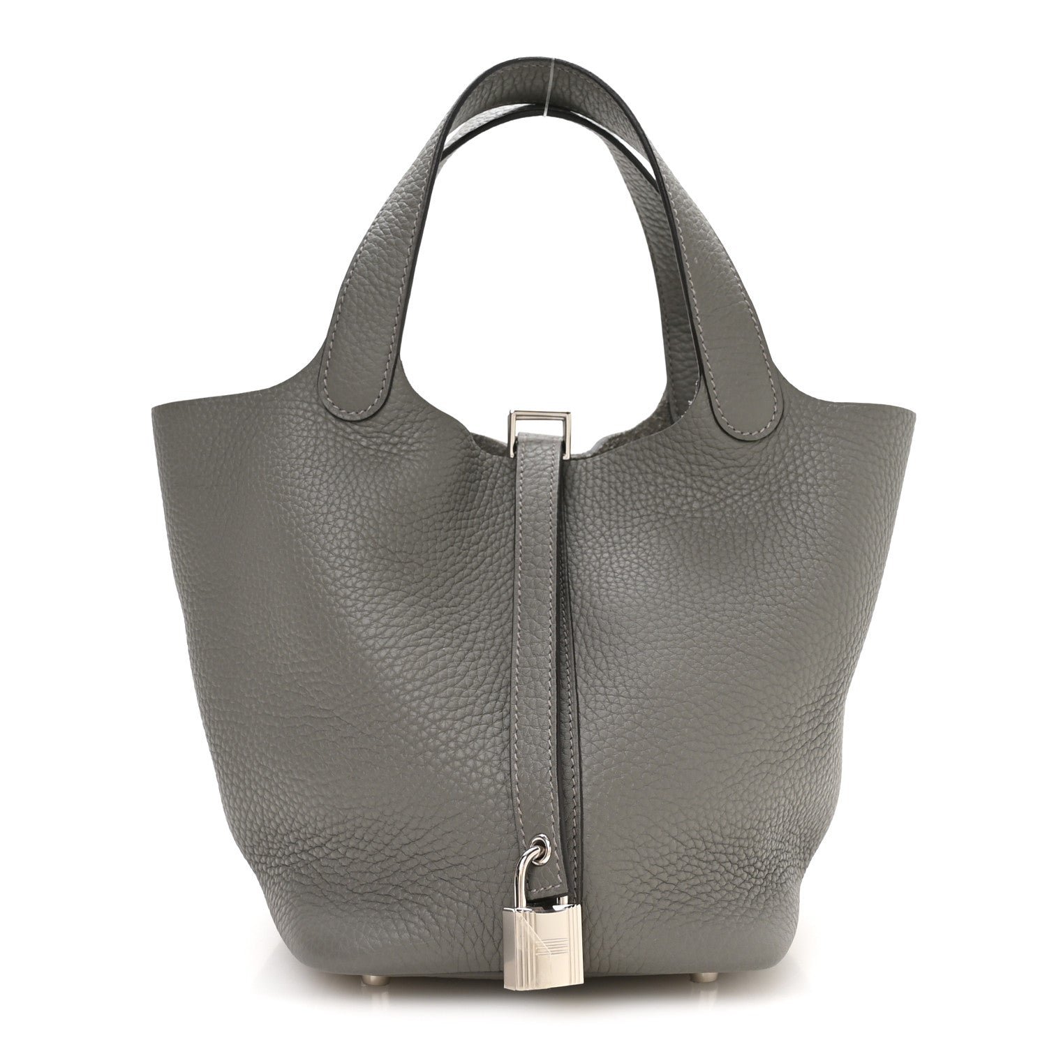 Hermes Taurillon Clemence Picotin Lock 18 PM Etain