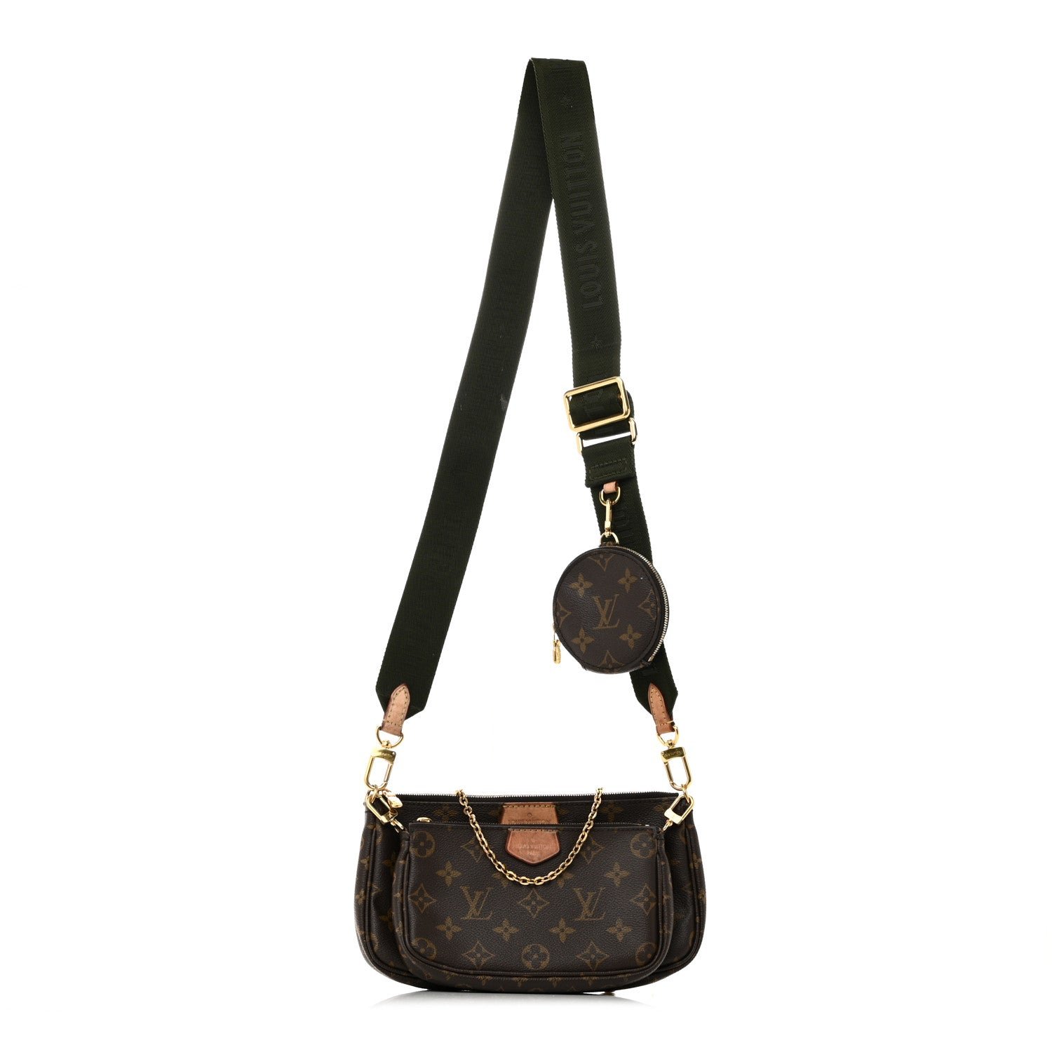 Louis Vuitton Monogram Multi Pochette Accessories Kaki