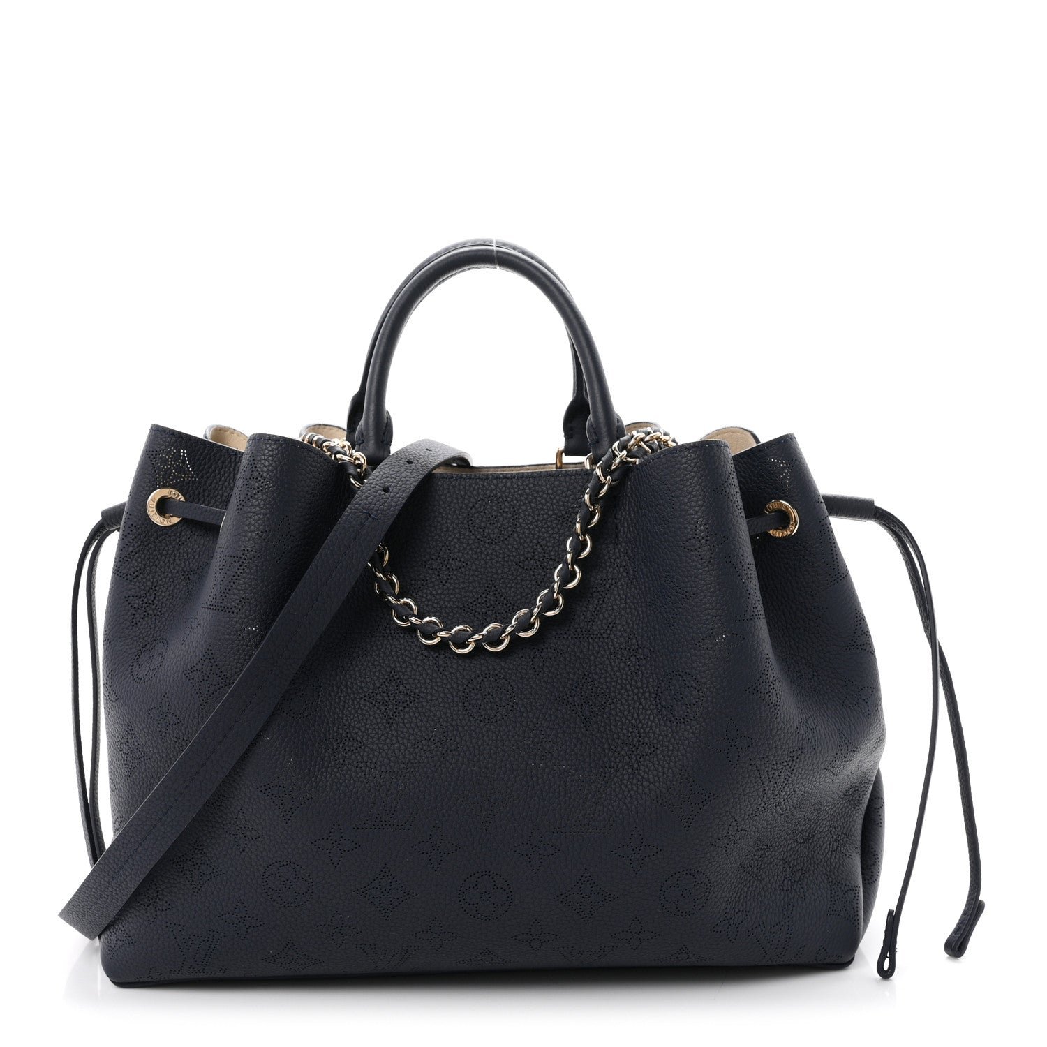 Louis Vuitton Louis Vuitton Mahina Bella Tote Navy